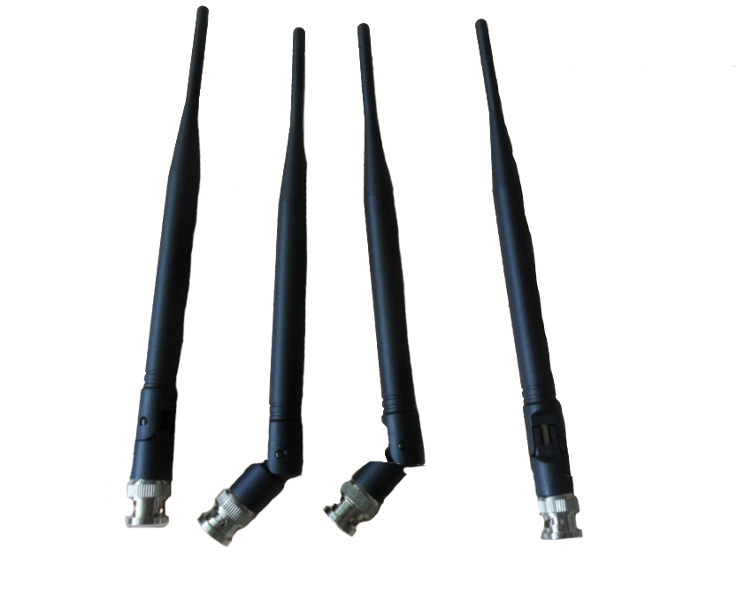 BNC 433MHZ 19CM rubber whip omni antenna LP4A005 