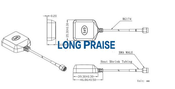 Small and fashion GPS antenna