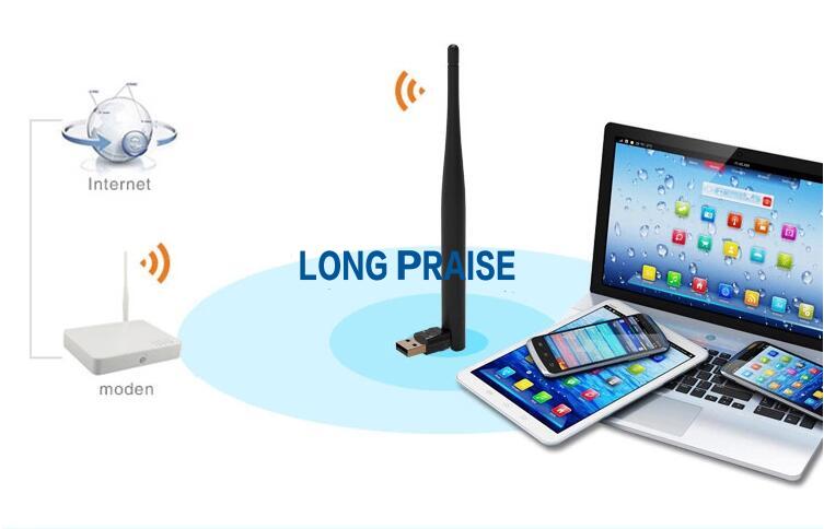 Flexible Rubber MT7610UN 2.4G and 5G dual band usb antenna