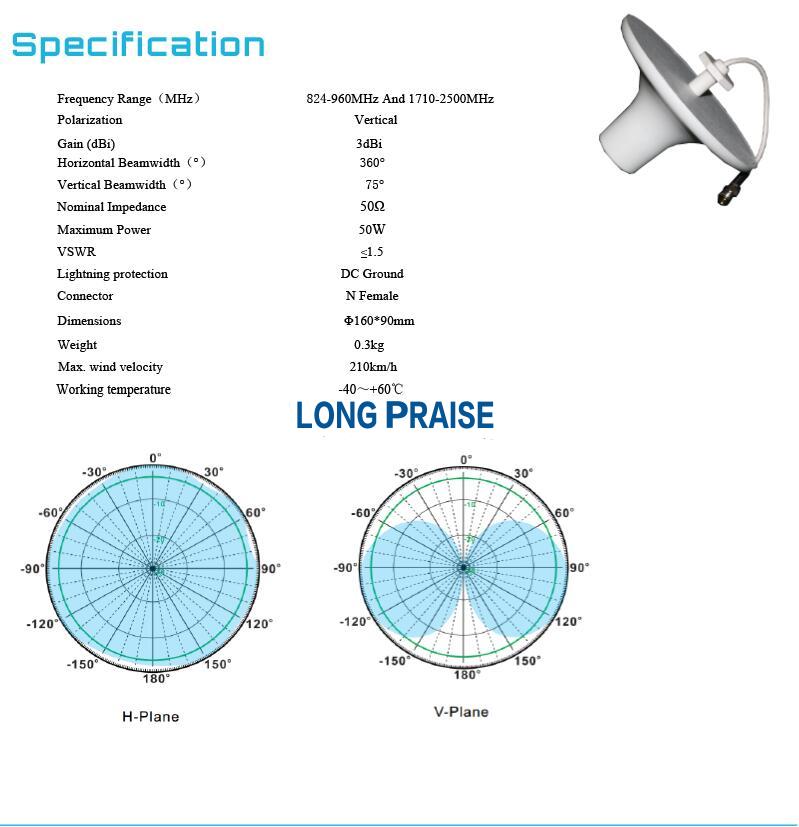 Omni 800-2500mhz 3db Celling Antenna Omni 800-2500mhz 3db Celling Antenna