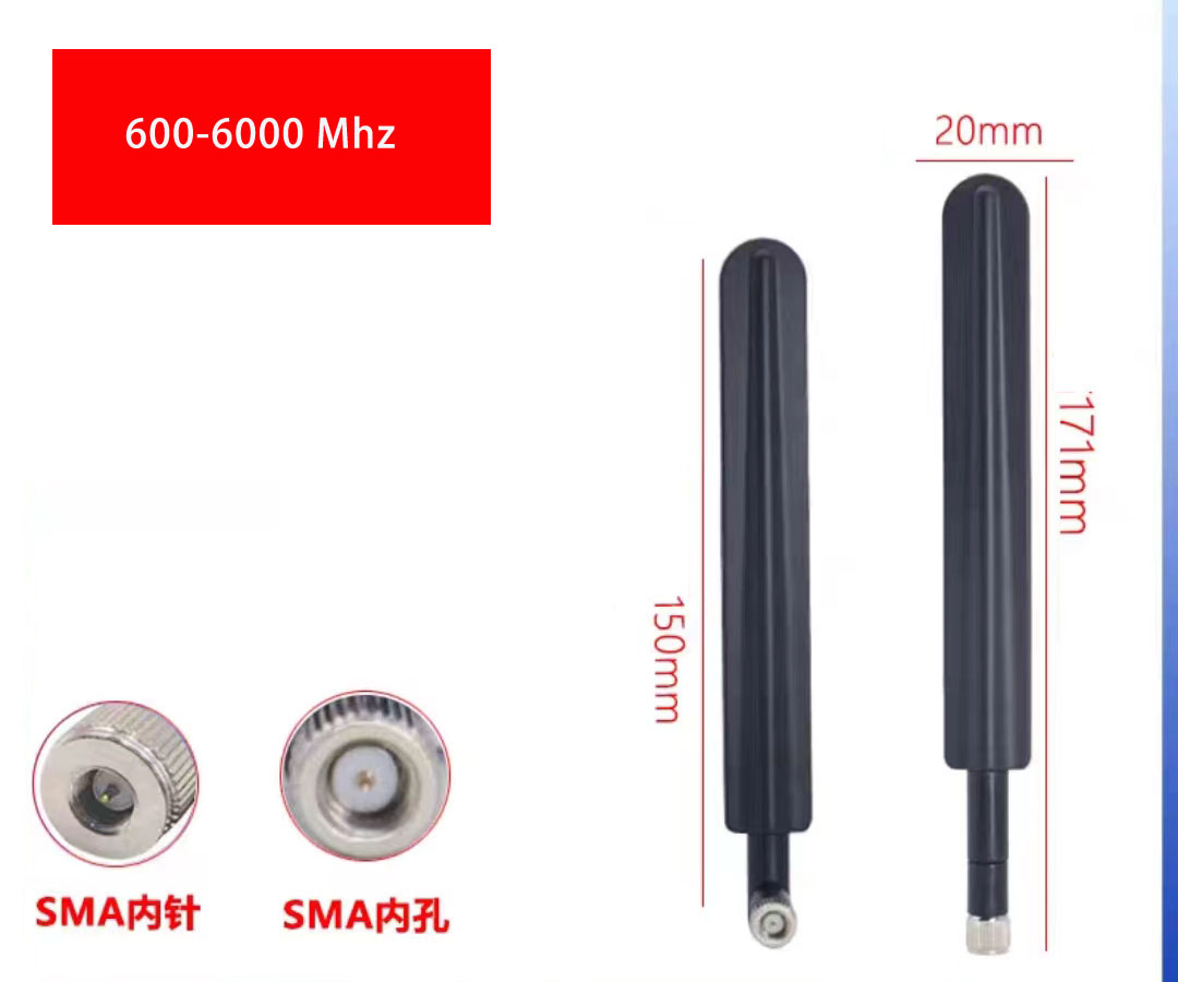  Omni 3G 4G 5G High Gain Rubber Antenna SMA M -SMA RP connector