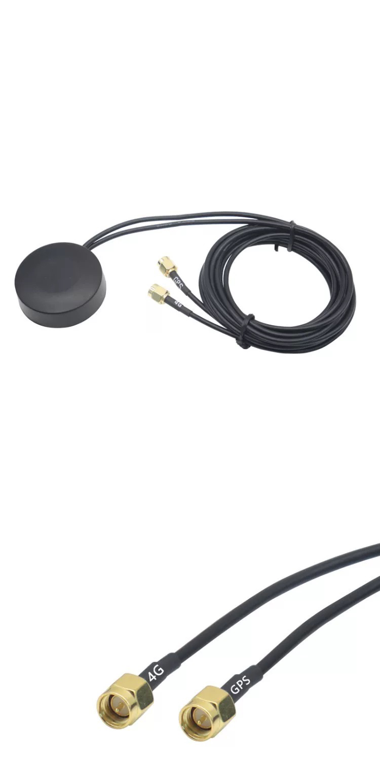 High Gain 4G GPS Beidou Combo Cabinet Antenna with 1.5m RG174 SMA Cable
